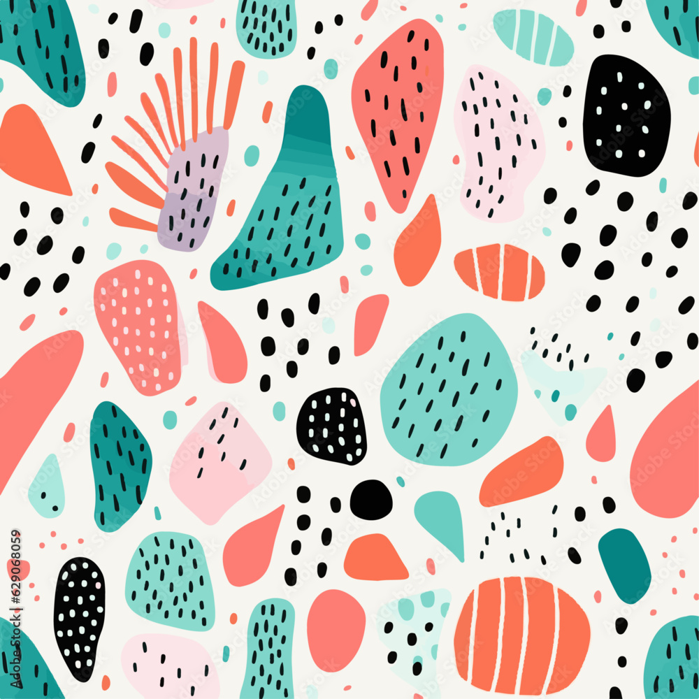 Abstract seamless pattern vector Abstract seamless pattern vector