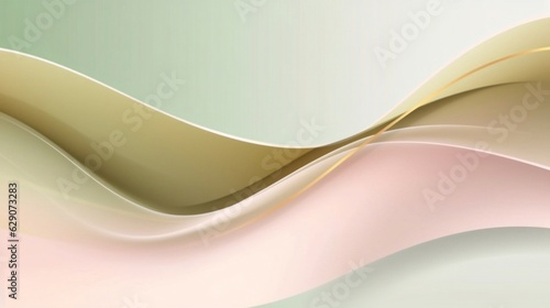 Generative AI : Premium background design with diagonal line pattern in Olive Green and Champagne Pink colour. Vector white horizontal template for business banner, formal invitation backdrop, luxury 