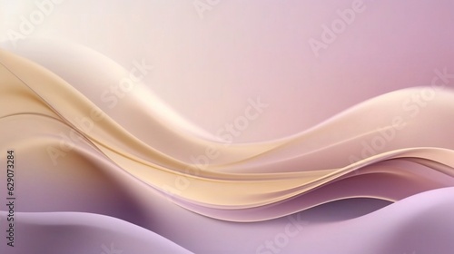 Generative AI : Premium background design with Champagne and Mauve line pattern texture in luxury pastel colour. Abstract horizontal vector template for business banner, formal backdrop, prestigious v