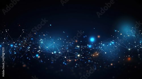 Technology Particle Abstract Background