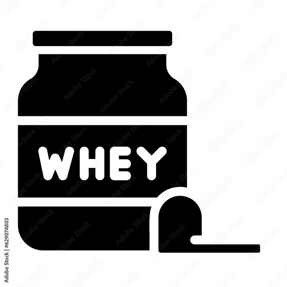 whey glyph icon whey glyph icon