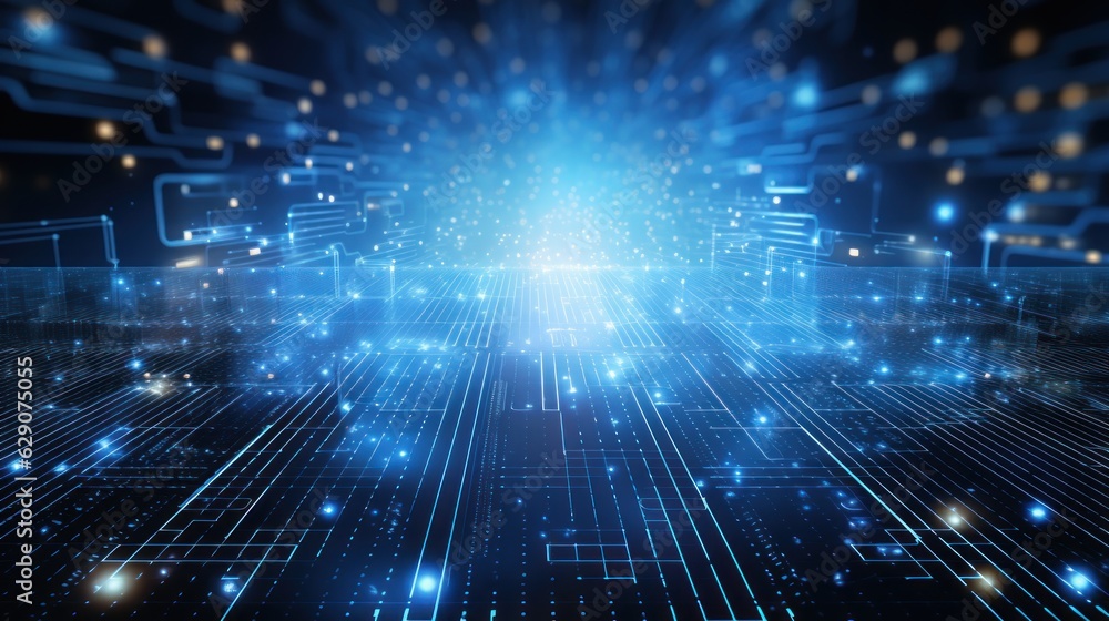 Fototapeta premium Technology Abstract Background