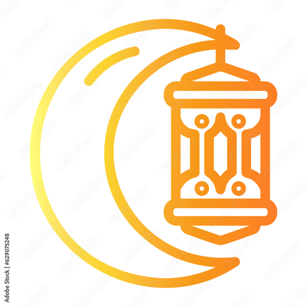 Obraz premium islamic new year icon