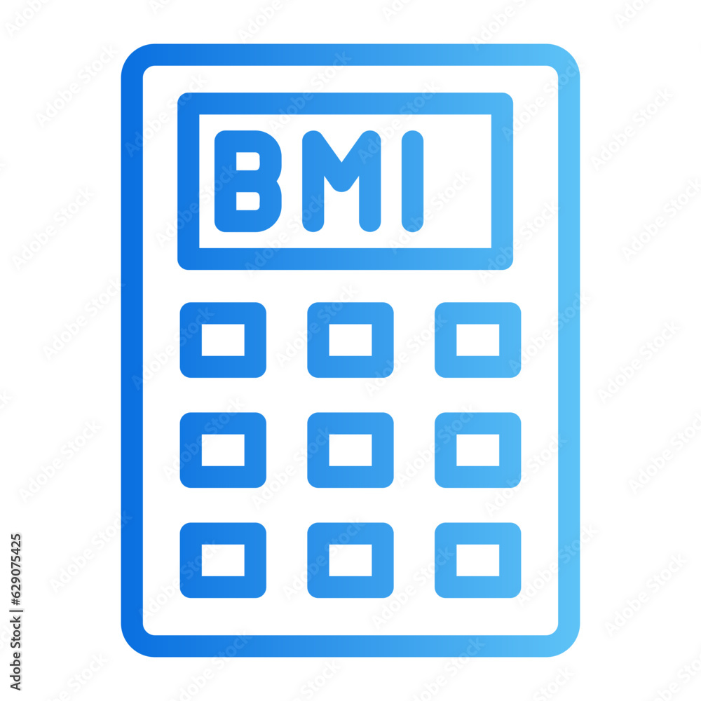 bmi gradient icon bmi gradient icon