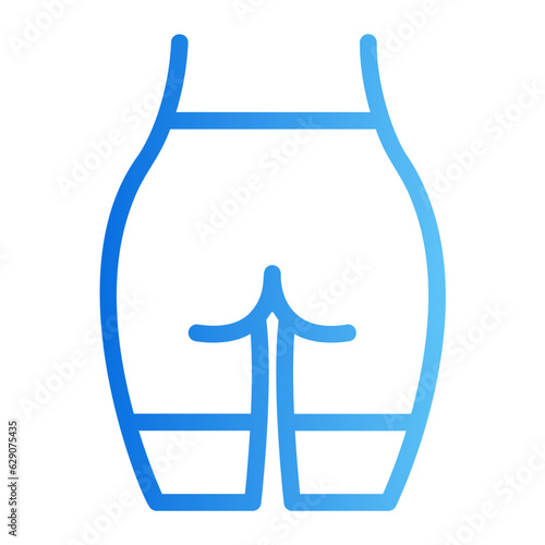 gluteus gradient icon