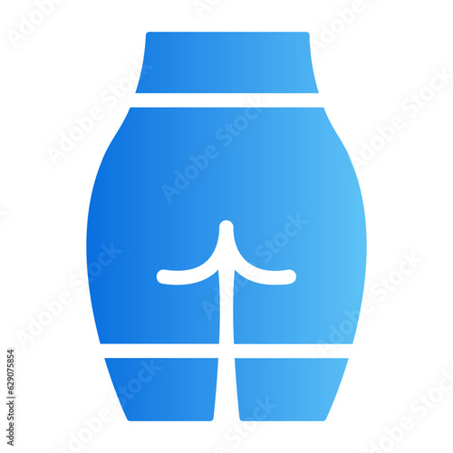 gluteus gradient icon
