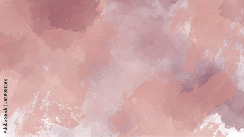 Fototapeta premium Abstract earth tone watercolor background.Hand painted watercolor. vector