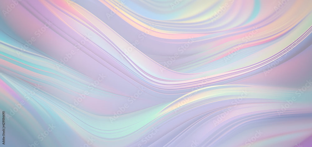 Fototapeta premium Waves Pastel Colors Waves Background