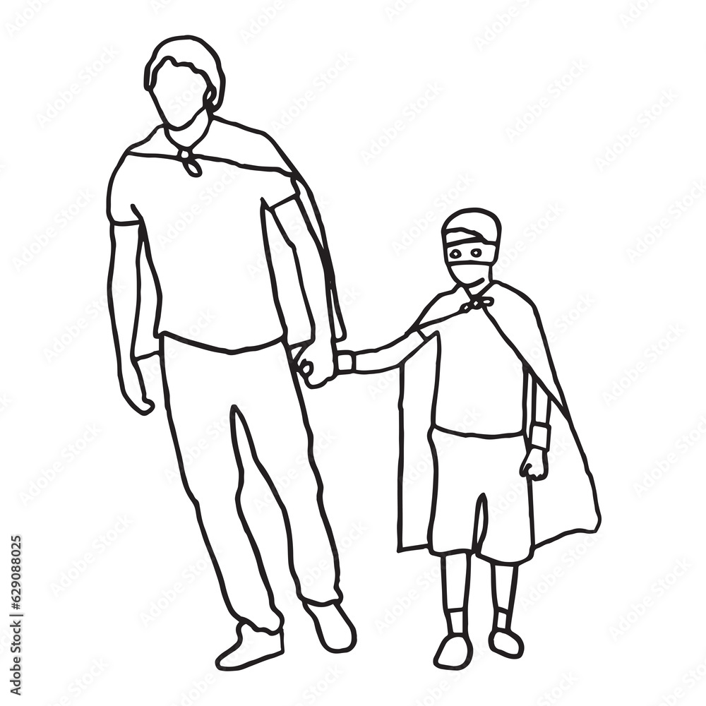 Digital png illustration of father and son on transparent background Digital png illustration of father and son on transparent background
