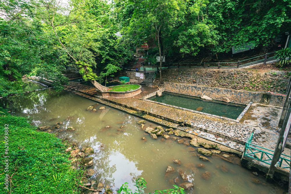 radon pool in Kanchanaburi Province, Thailand radon pool in Kanchanaburi Province, Thailand