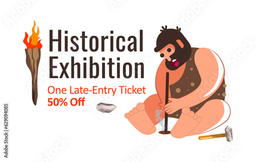 Historical exhibition entry ticket discounted