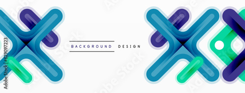 Cross line background minimal geometric template. Design for wallpaper, banner, background, landing page, wall art, invitation, prints, posters