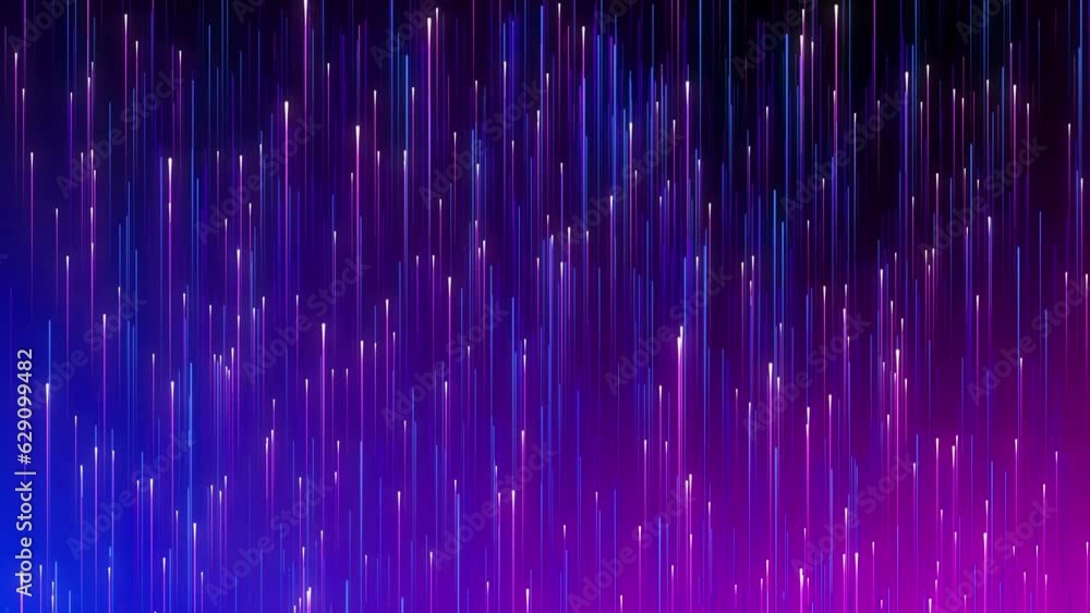 Technology concept background high speed blue lines fiber optic data transfer light beams. Sci-Fi Cyberspace, tunnel technology digital connection. cyberspace. Science. Party celebration.