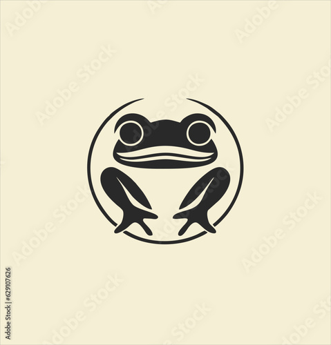 frog icon vector, filled flat sign, Symbol, logo illustration photo