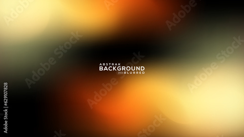 Bright yellow blurred color background concept for template, banner, poster, flayer, brochure, flyer, vector illustration.