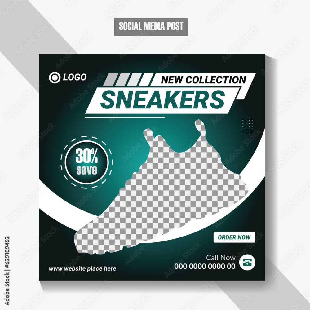 Shoes Social Media Banner, Shoe Ad Banner Design Shoes Social Media Banner, Shoe Ad Banner Design