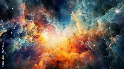 Beautiful Realistic Nebula 