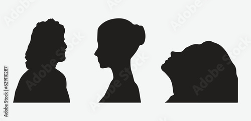 Graceful Silhouettes, Captivating Side Faces Collection for Your Creative Projects