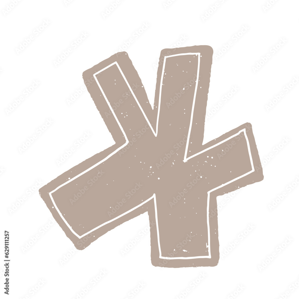 Obraz premium Abstract Scribble Line