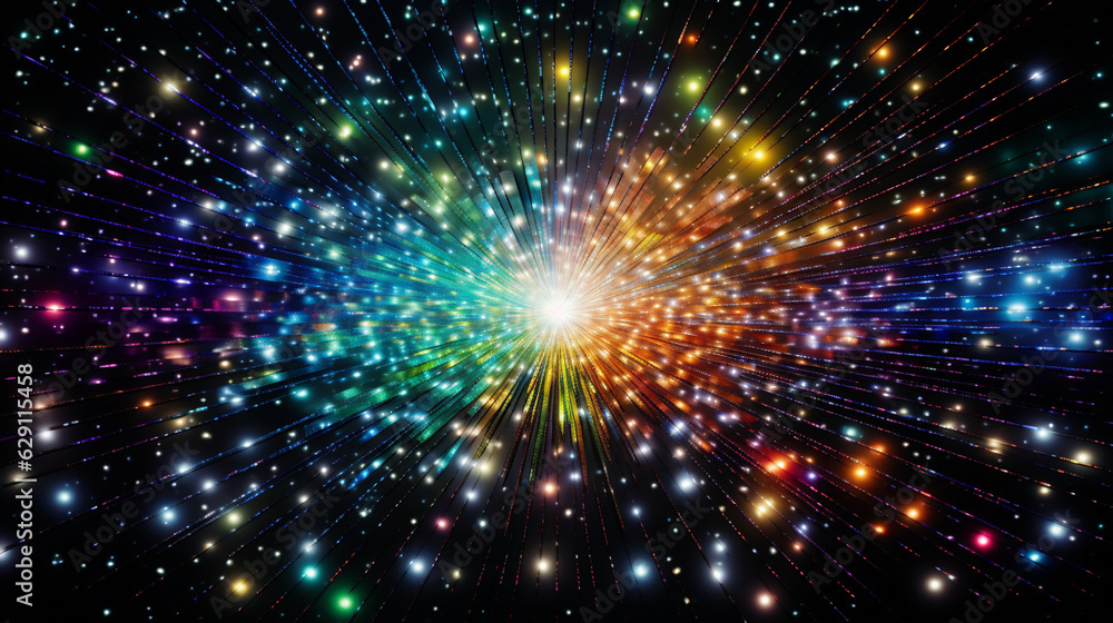 宇宙のようなキラキラ背景