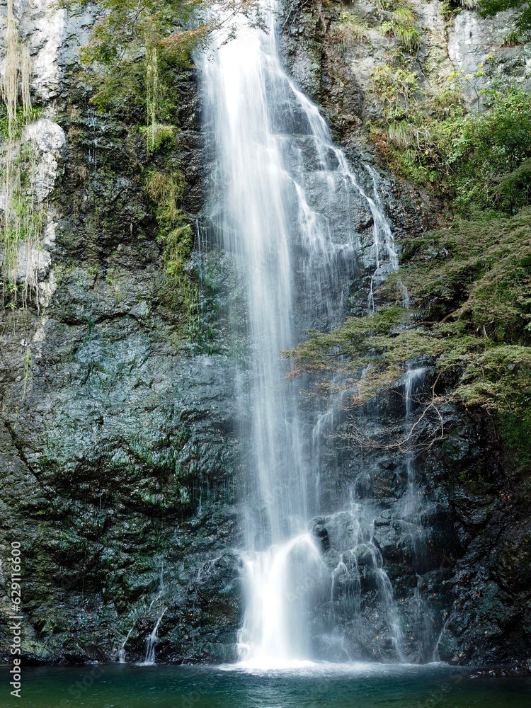 Obraz premium waterfall in nature outside