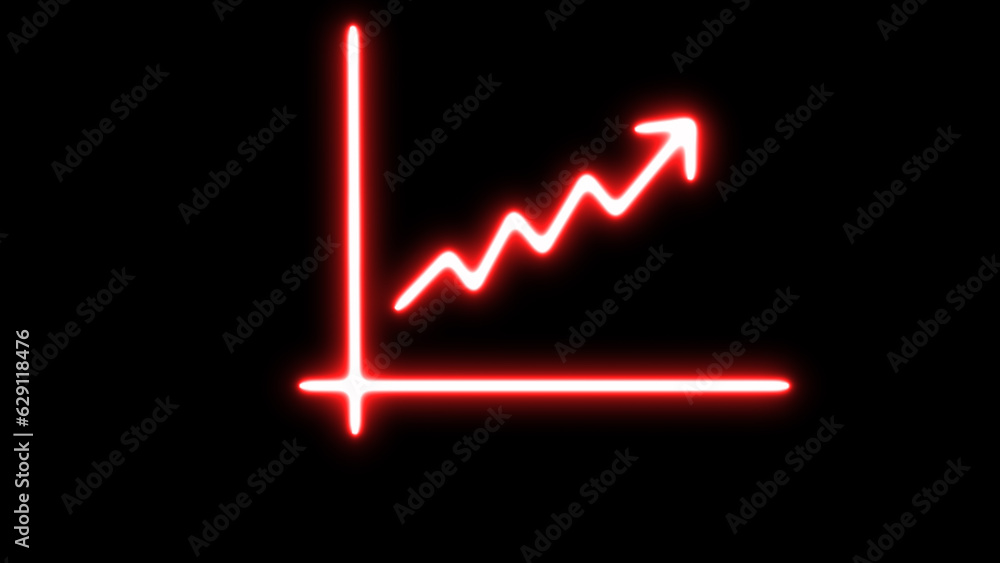 Digital transformation abstract technology background with futuristic rise arrow charts. Big data and the expansion of the economy, currency, and stock markets. a vector-based image