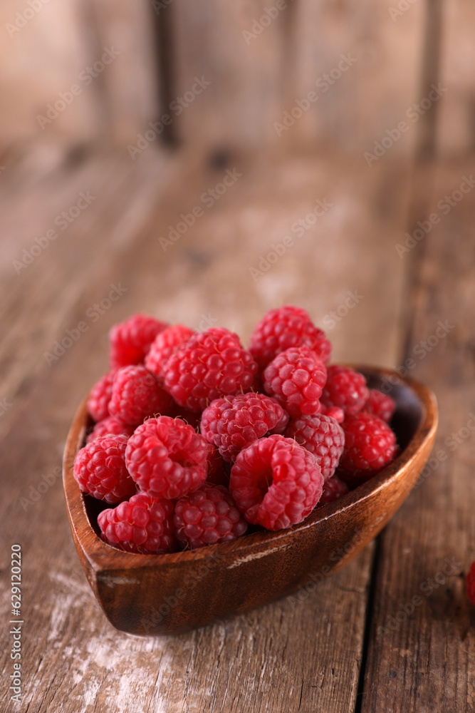 Ripe, beautiful, juicy, red raspberries Ripe, beautiful, juicy, red raspberries