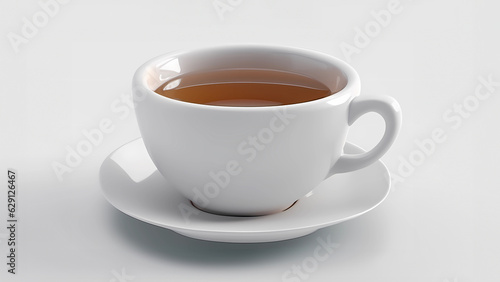 Cup of tea, 3D realistic art