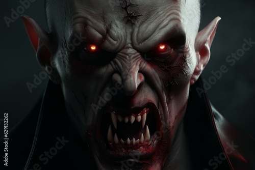 Vampire dracula scary. Generate Ai