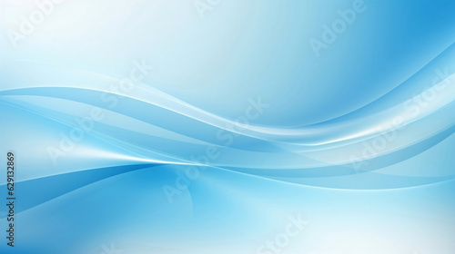 Serenity in Blue - Abstract Light Blue Background © Alex