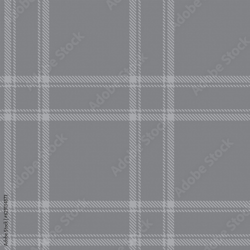 Monochrome Classic Plaid textured Seamless Pattern