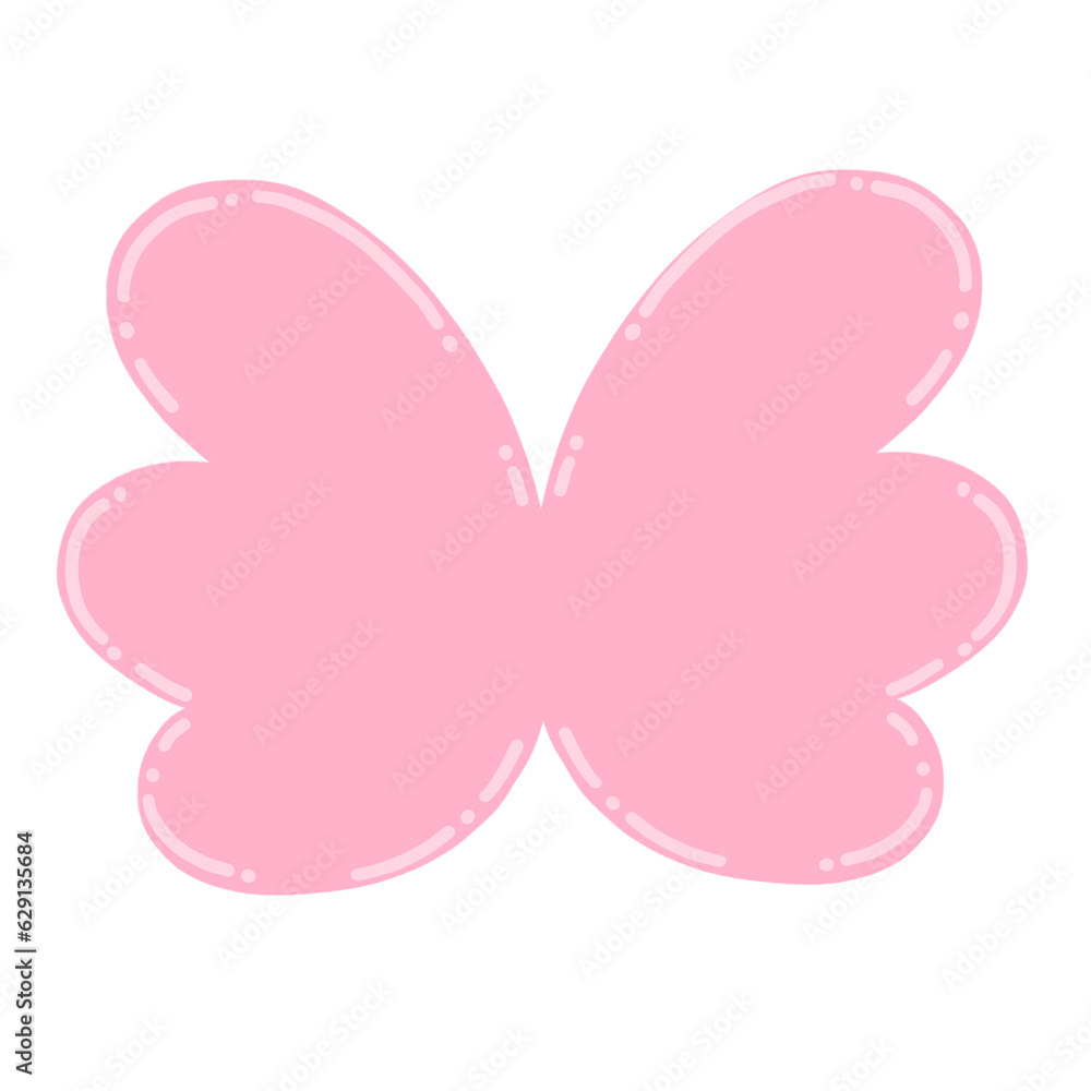 Pink Butterflies Cartoon illustration Pink Butterfly Cute Element Pink Butterflies Cartoon illustration Pink Butterfly Cute Element