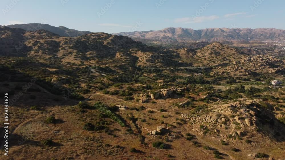 Aerial View of Santa Susana Pass, Chatsworth, Los Angeles County Aerial View of Santa Susana Pass, Chatsworth, Los Angeles County
