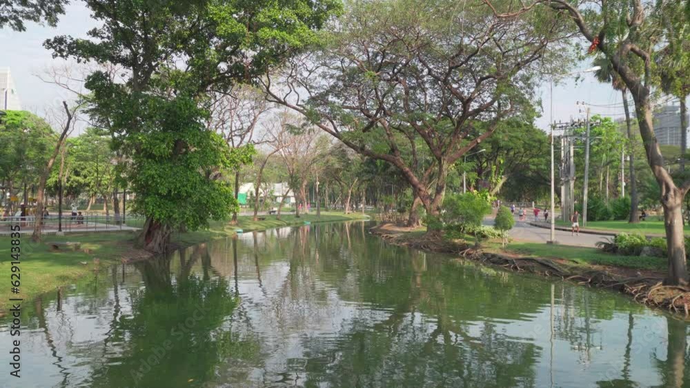 Awesome view of Lumphini Park in Bangkok, Thailand Awesome view of Lumphini Park in Bangkok, Thailand