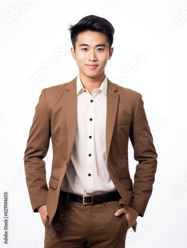 Young handsome asian male successful entrepreneurs