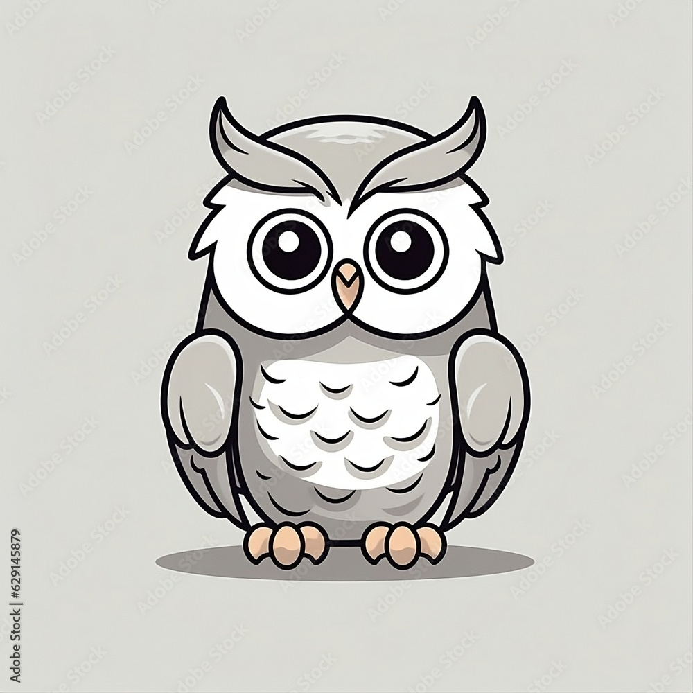 Fototapeta premium owl on a branch