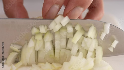 玉ねぎのみじん切り