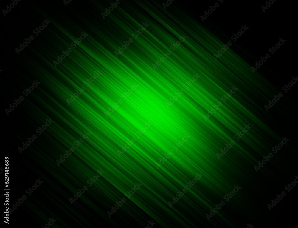 Dark green abstract sports layout design with flat lines. Decorative shining illustration with stripes. Futuristic digital motion blur rays of neon light background Dark green abstract sports layout design with flat lines. Decorative shining illustration with stripes. Futuristic digital motion blur rays of neon light background