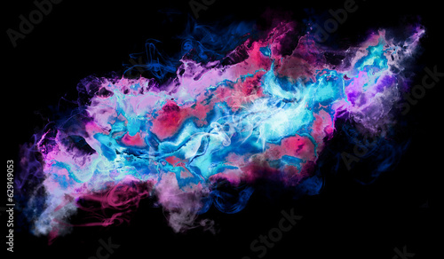 Spectacular neon fluorescent alcohol Ink art. Alcohol ink background. Abstract cosmos alcohol ink. Neon Splash Paints.