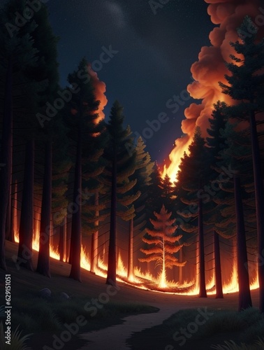 Magical Fire Spectacle