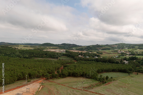 Grass and trees in Xundian, Yunnan, China. photo