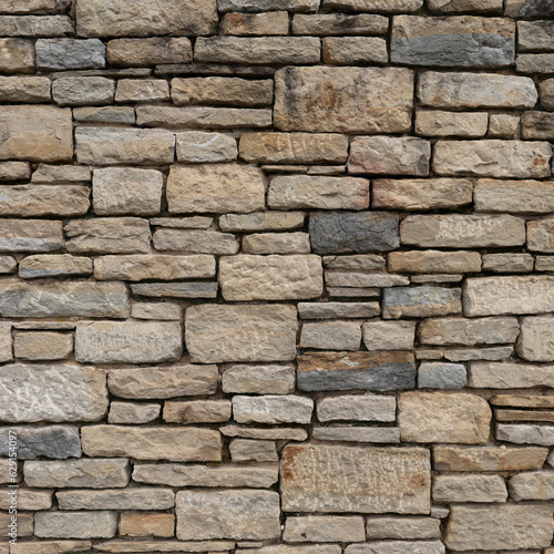 Mur maçonné en pierre