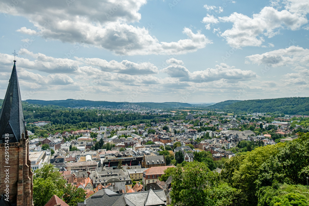 view of Marbug city, Germany