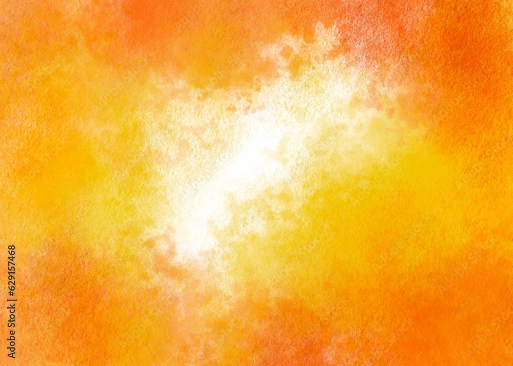 Texture yellow-orange haze substrate colored orange background