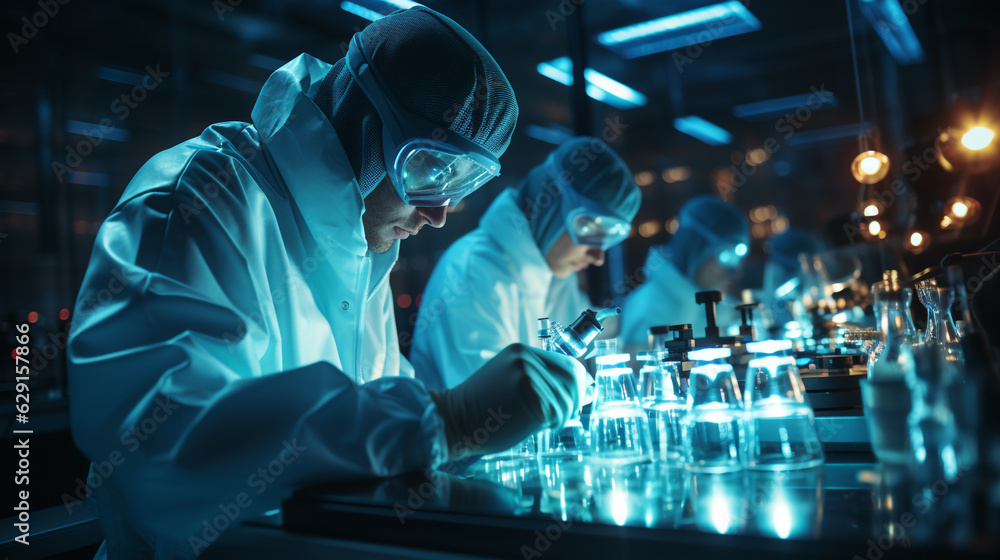 Inside the Lab: A Pharmaceutical Team at Work on Medicine Production Inside the Lab: A Pharmaceutical Team at Work on Medicine Production