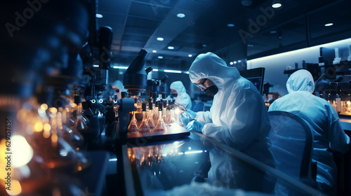Inside the Lab: A Pharmaceutical Team at Work on Medicine Production
