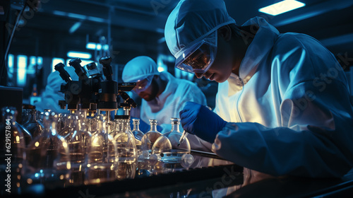 Inside the Lab: A Pharmaceutical Team at Work on Medicine Production