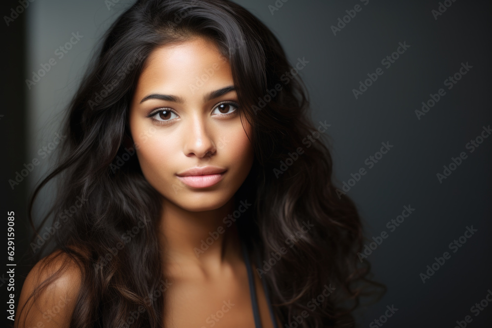 Fototapeta premium Beautiful 22 year old young Latino woman