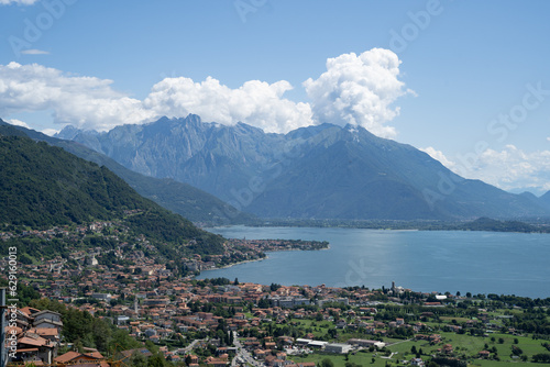 North Como Lake day view in Lombardy, Italy