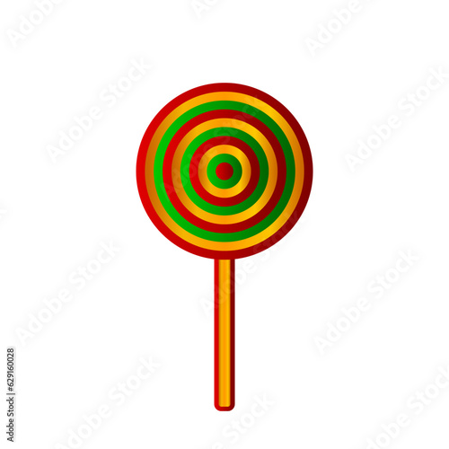 Candy icon on white.